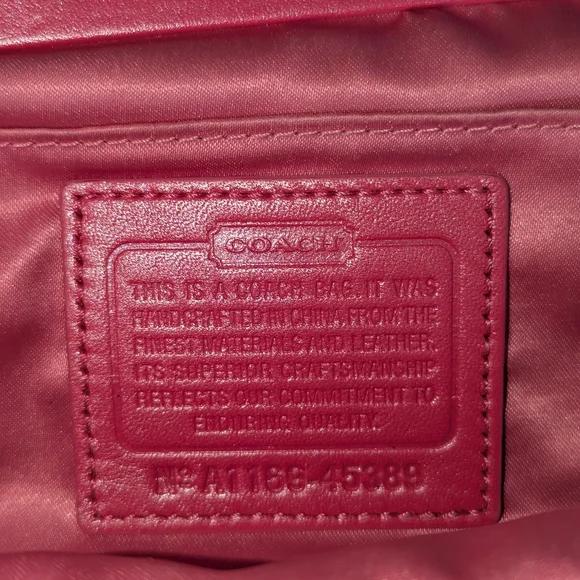 Coach Raspberry Pink Sequin Kisslock Clutch - Limited Edition
